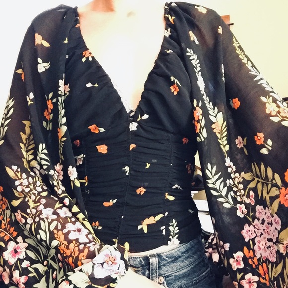 Free People : "Final Rose" Blouse - Picture 3 of 5